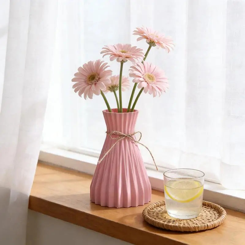 Pleated Origami Foldable Flower Vase | Modern Minimalist Décor