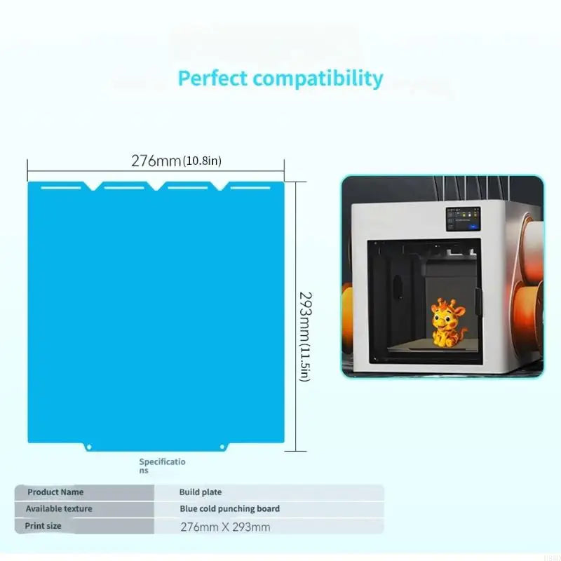 Double-Sided Metal Build Plate for 3D Printers | Textured Sheet