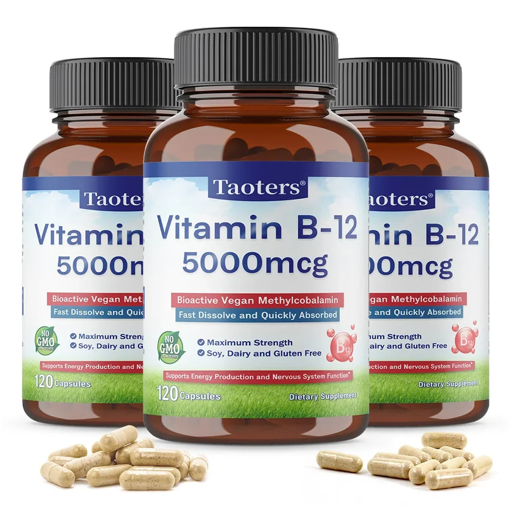 STRESSXCEL Vitamin B12 Methylcobalamin Capsules | Energy & Brain
