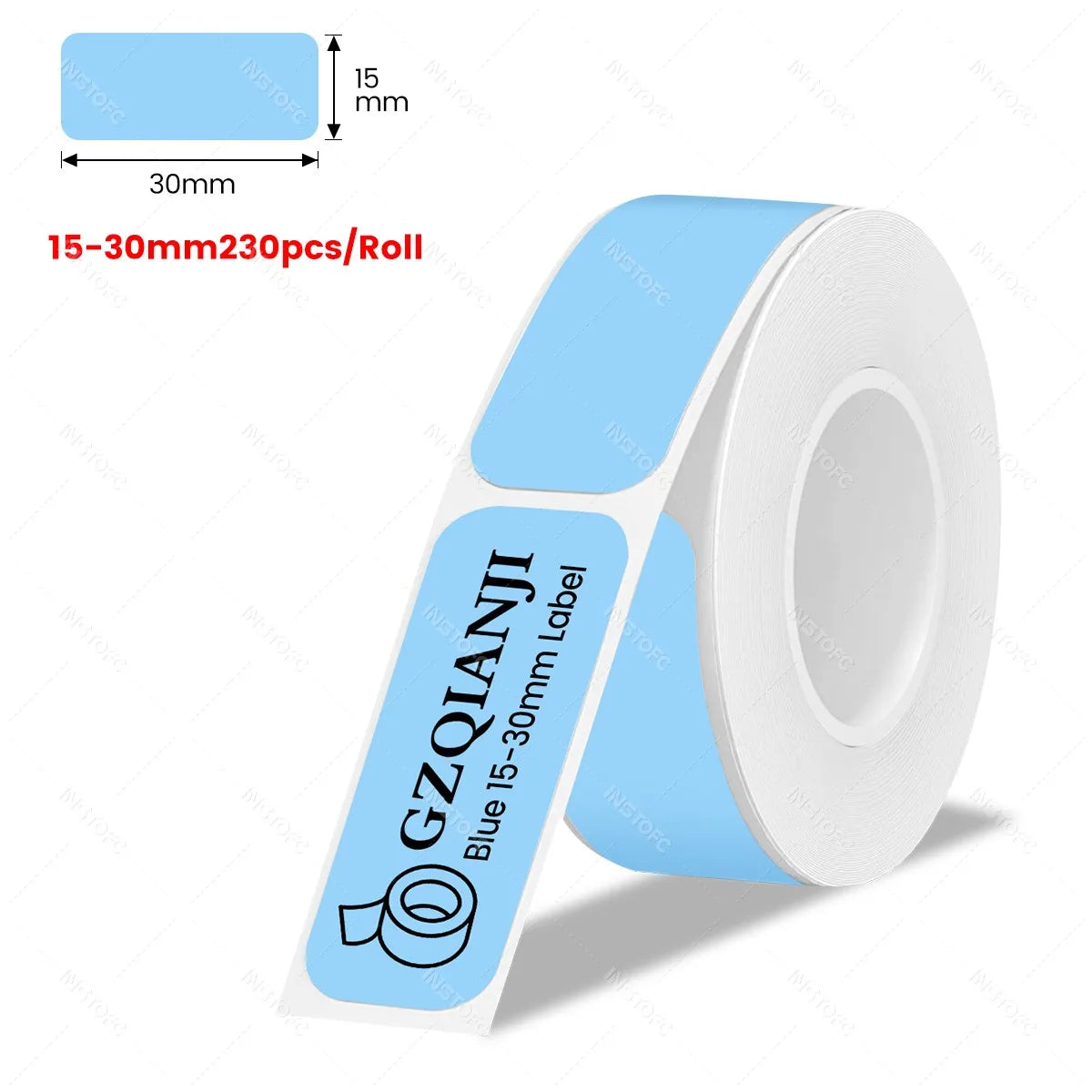 Thermal Label Tape 12–15mm Roll for Marklife P11 P12 DELI Q2 D30