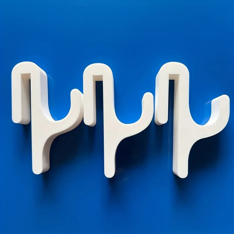 3-Pack Frameless Glass Shower Door Hooks – Fits Up to 8mm