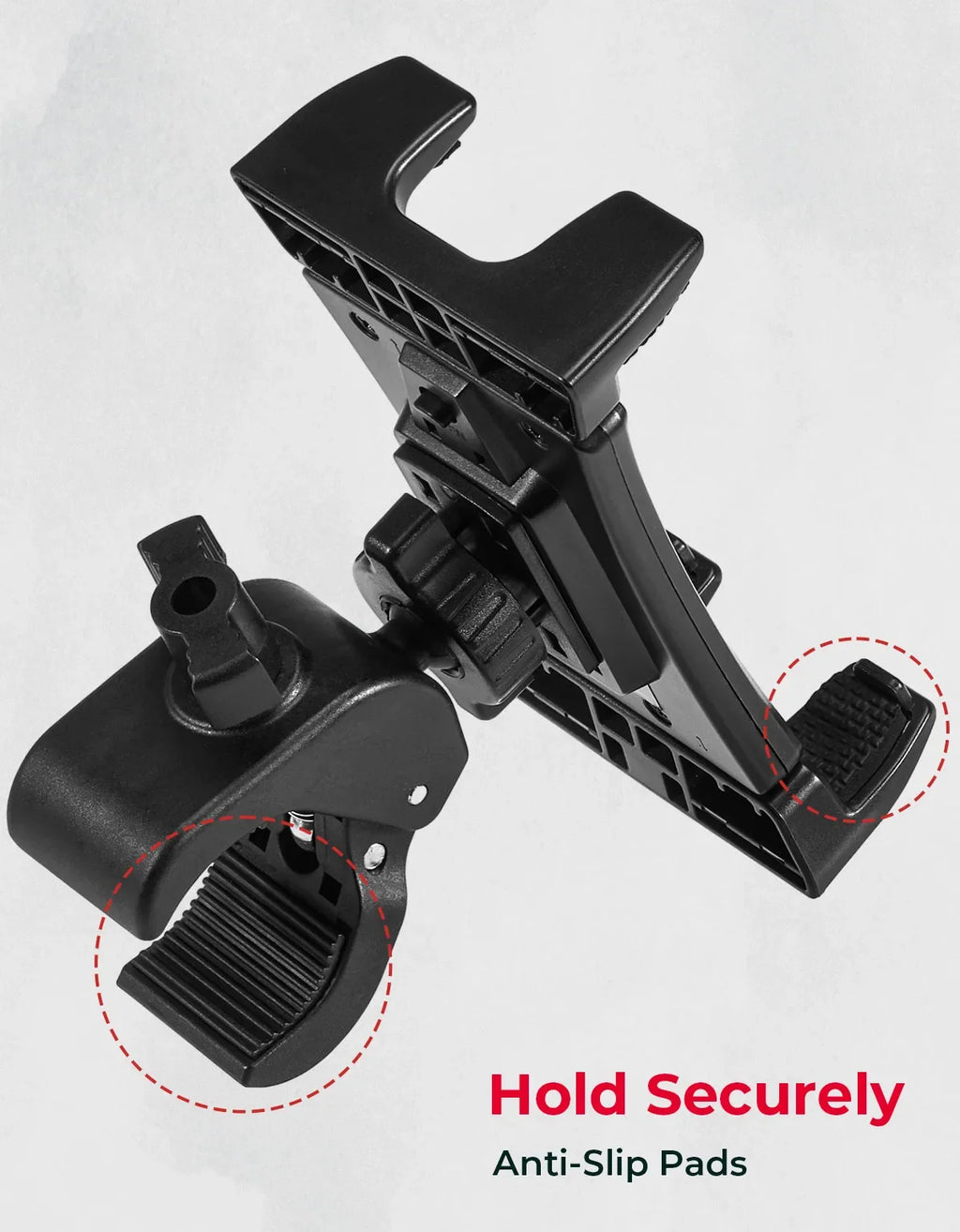 KEMIMOTO UTV ATV Phone Mount – 720° Adjustable, Fits 4.7"–13"