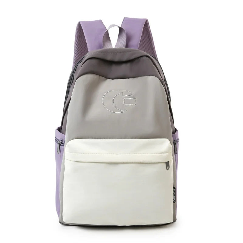 Japanese Style Women's Backpack – Lightweight Nylon School Bag