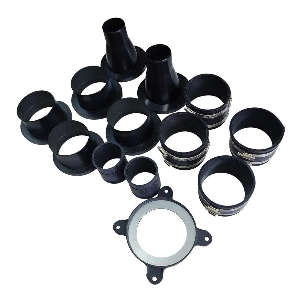 13pc Magnetic Quick-Connect Dust Collection System | 100mm