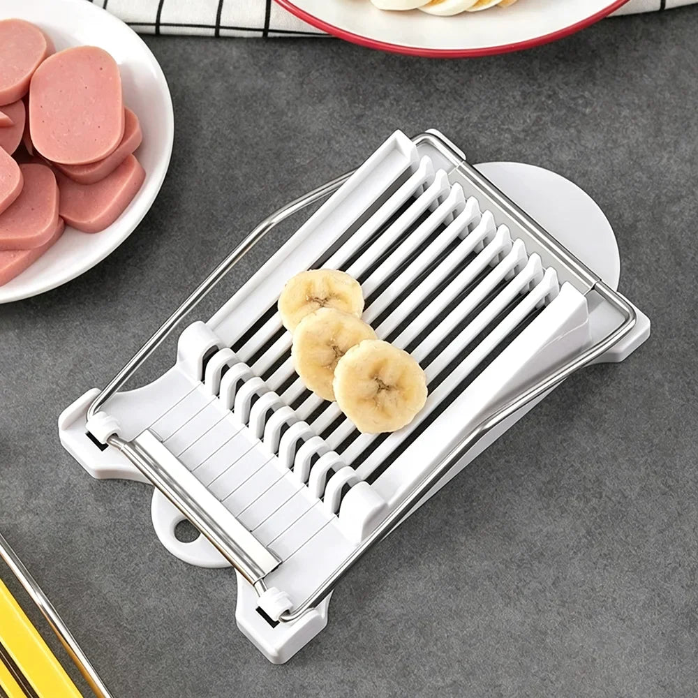 Stainless Steel Manual Wire Slicer – 10 Wires, Adjustable Thickness