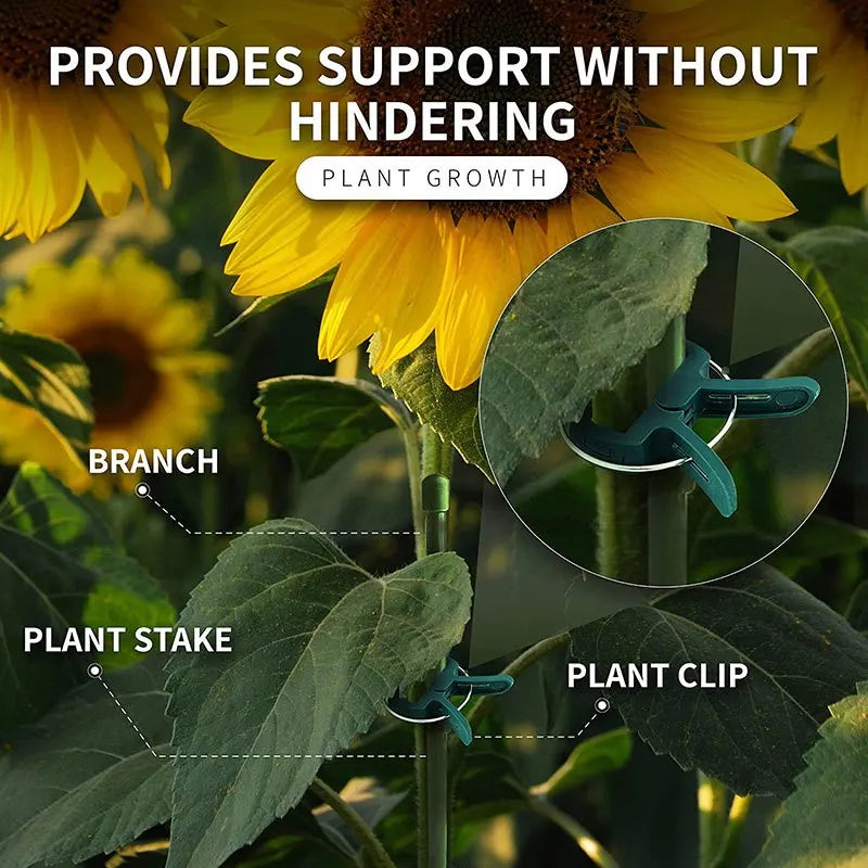 20Pcs Reusable Plant Support Clips for Vines & Seedlings