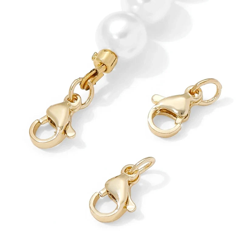 Gold Plated 10mm Lobster Clasps – DIY Bracelet Jewelry Findings