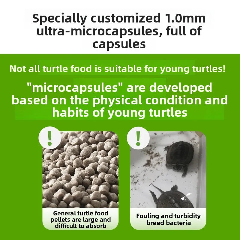 Yee Turtle Food for Young & Adult Turtles – 200g Granules