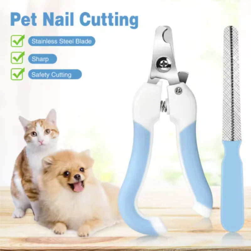 Pet Nail Clipper – Stainless Steel Claw Trimmer for Dogs & Cats