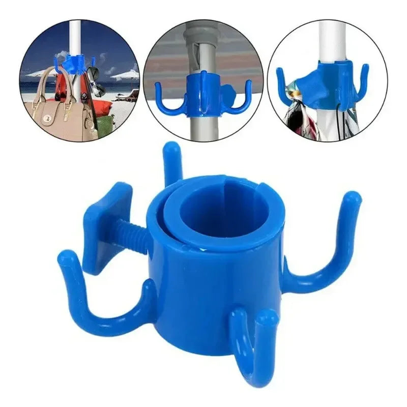 Beach Umbrella 4-Prong Hanging Hook – Towels, Bags & More