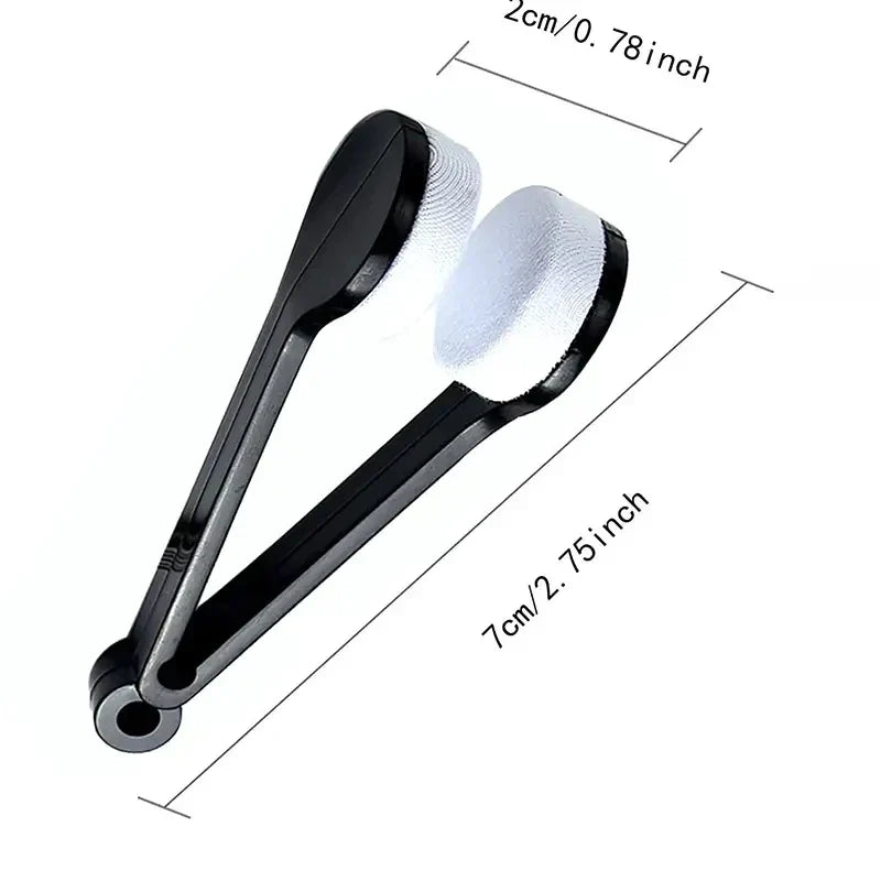 Microfiber Glasses Cleaning Brush & Wipe Tool – 1 or 3 Pack