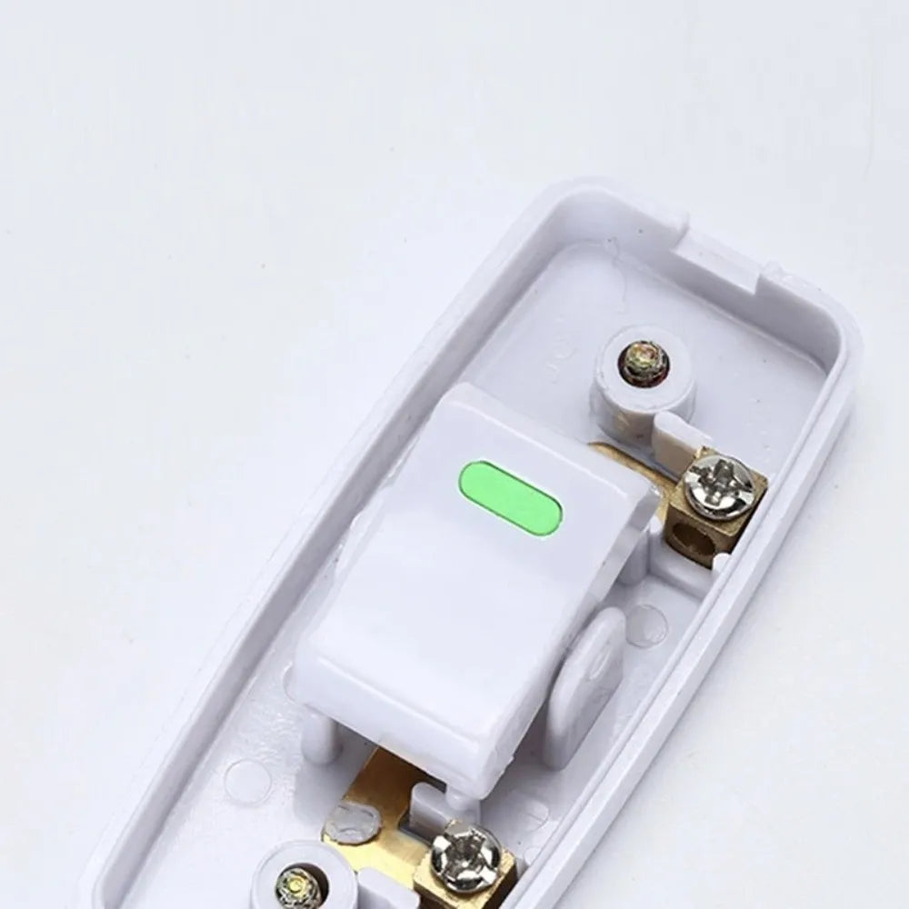 Boat Shape Inline ON/OFF Cord Switch for Table & Desk Lamps