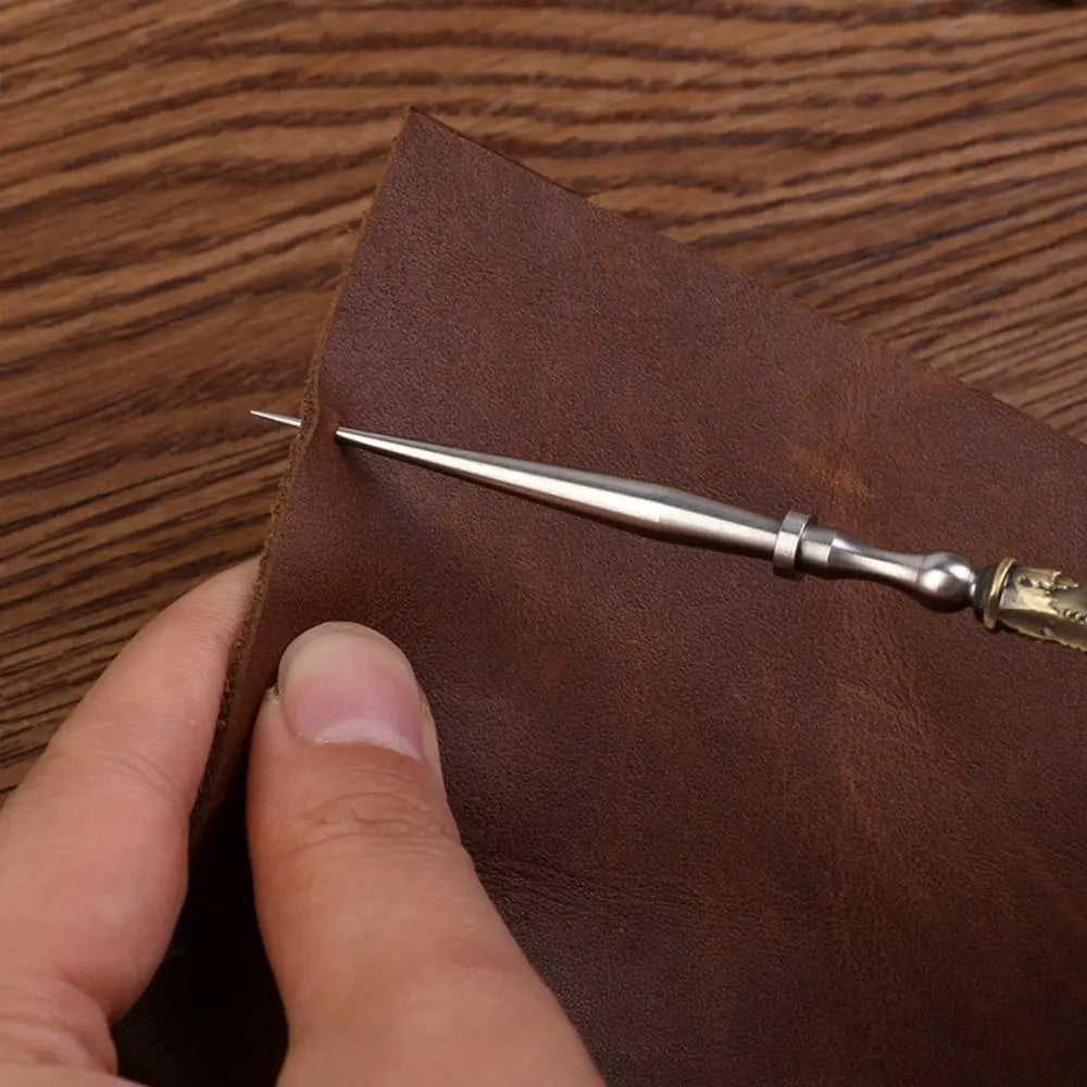 Metal Vintage Sewing Awl – Leather & Fabric Hole Punch DIY Tool