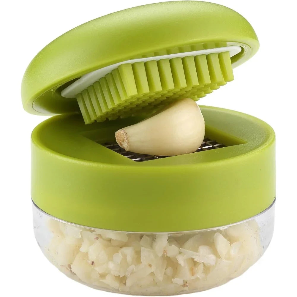 Multifunctional Garlic Press & Ginger Mincer with Storage Case