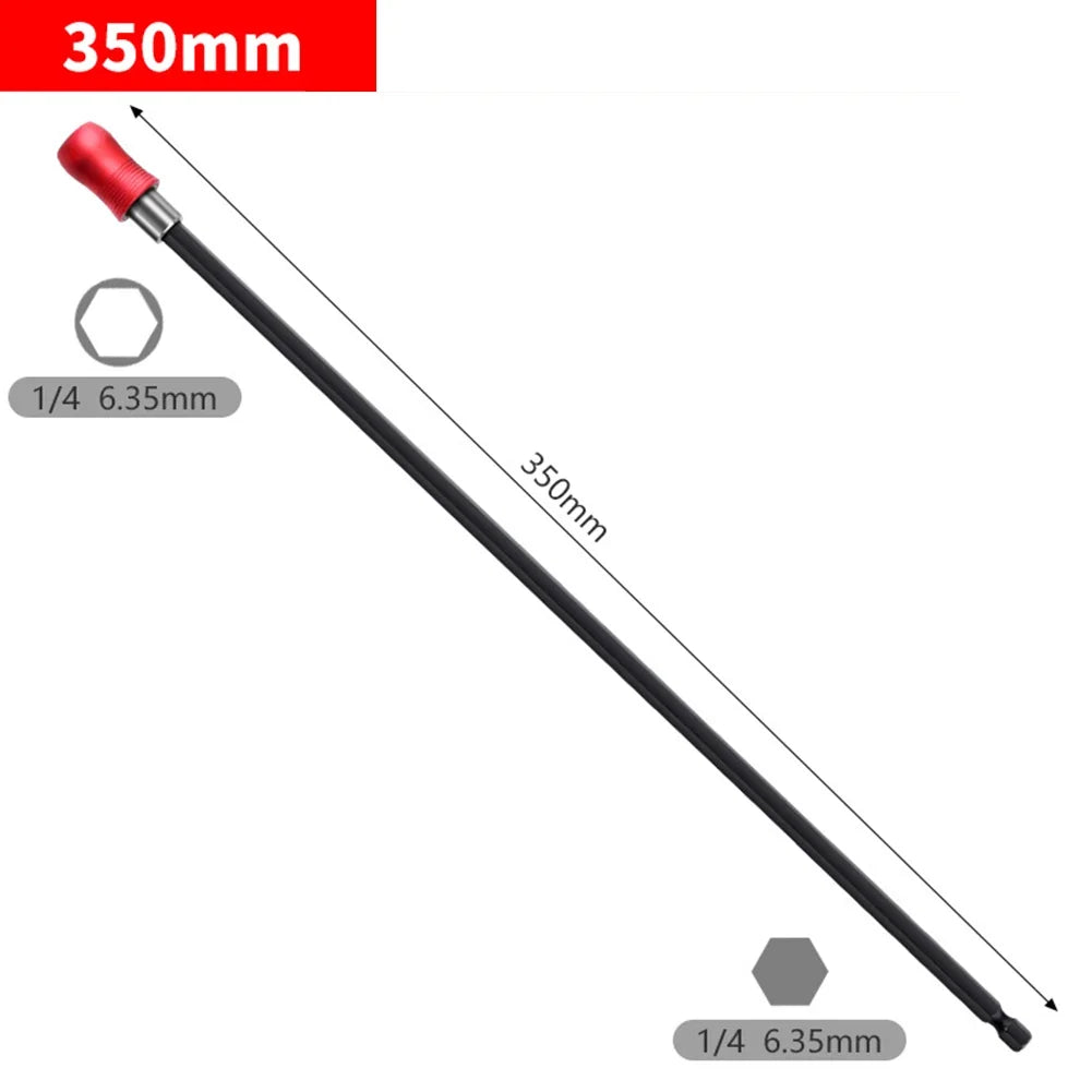 Magnetic Drill Bit Extension Rod 400mm – 1/4" Hex Quick-Release