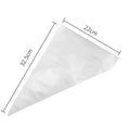 100Pcs Disposable Piping Bags – Leak-Proof, Anti-Burst Pastry Bags