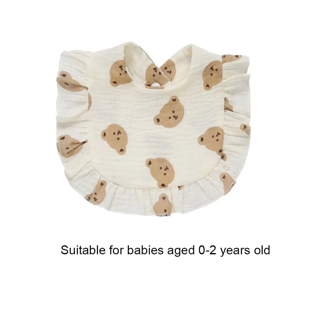 Soft Cotton Baby Bibs – Colorful Infant Burp Cloths 0–2 Yrs