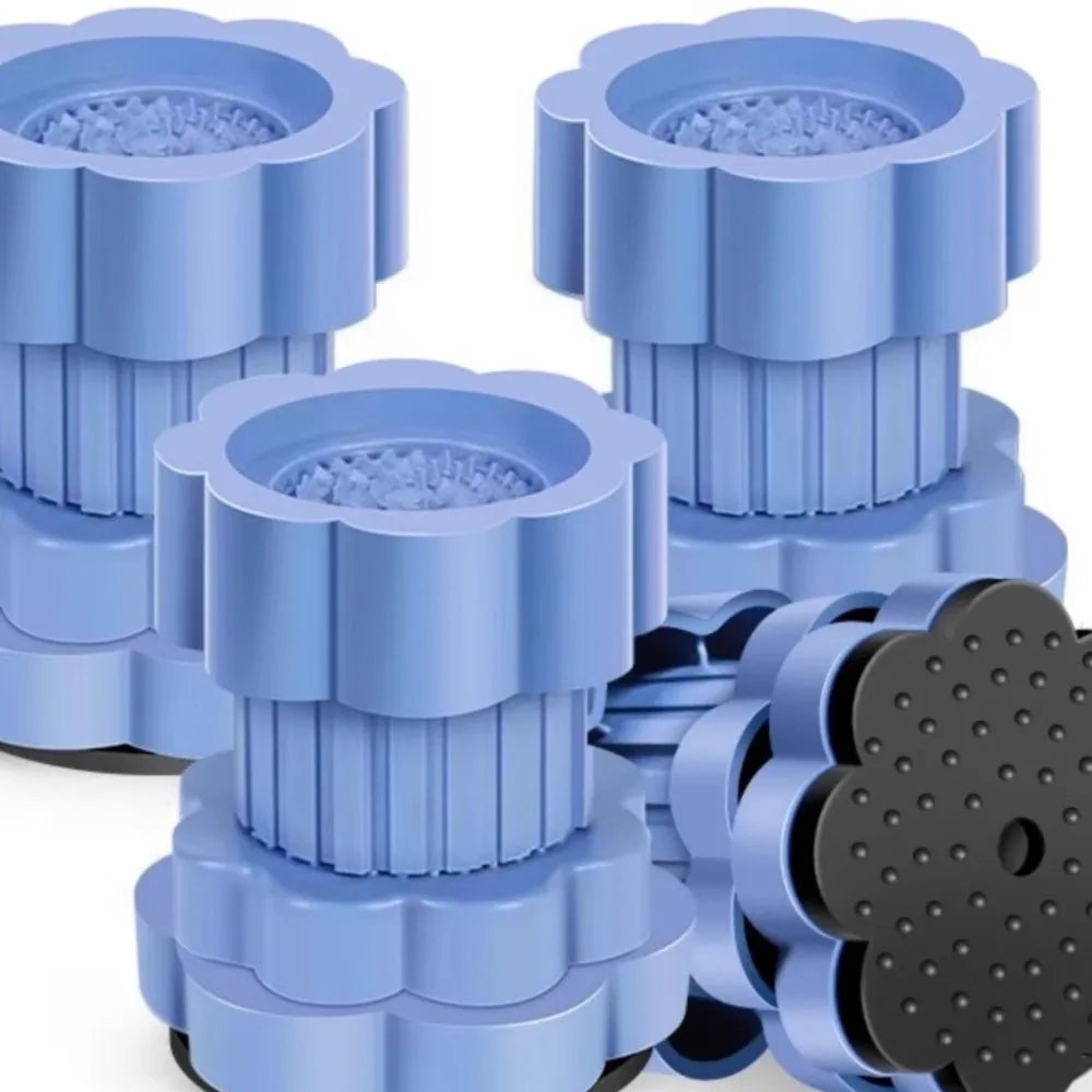 Anti-Vibration Washing Machine Foot Pads – 4pc Adjustable
