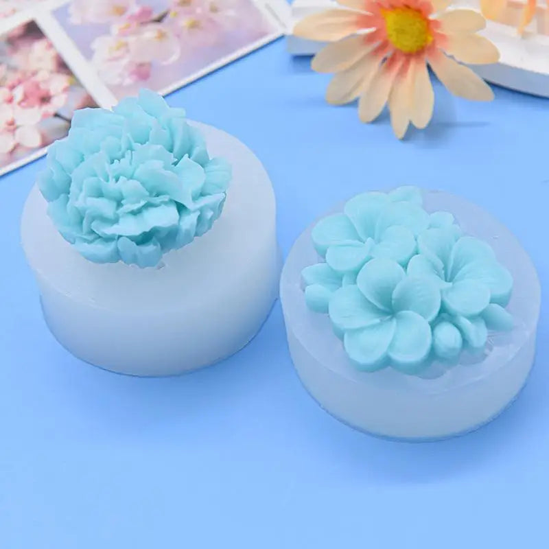 3D Carnation Flower Silicone Mold – Fondant, Chocolate & Cake