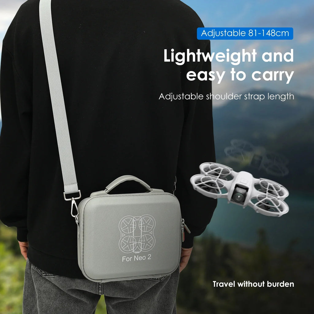 DJI NEO 2 Shockproof Carrying Case | PU Shoulder Bag