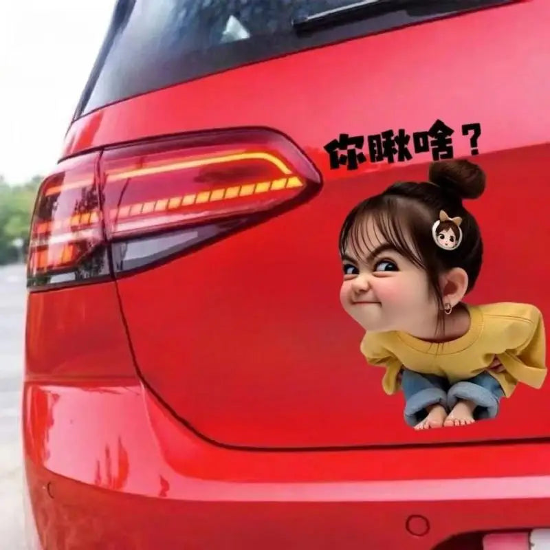 Sassy Girl PVC Vinyl Sticker – Car, Laptop & Helmet Decal