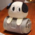Cartoon 2-in-1 Throw Pillow Blanket – Soft Plush Foldable Nap