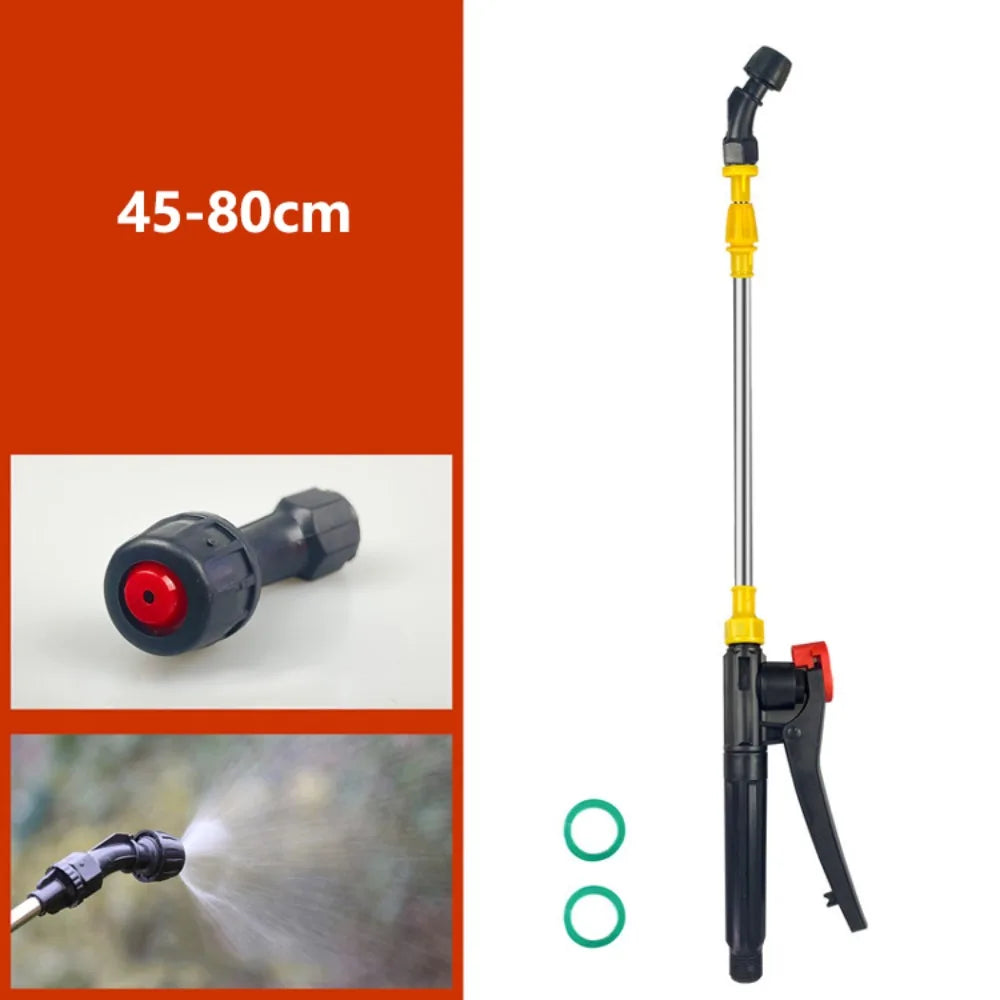 Retractable Stainless Steel Sprayer Wand – Adjustable Extension Rod