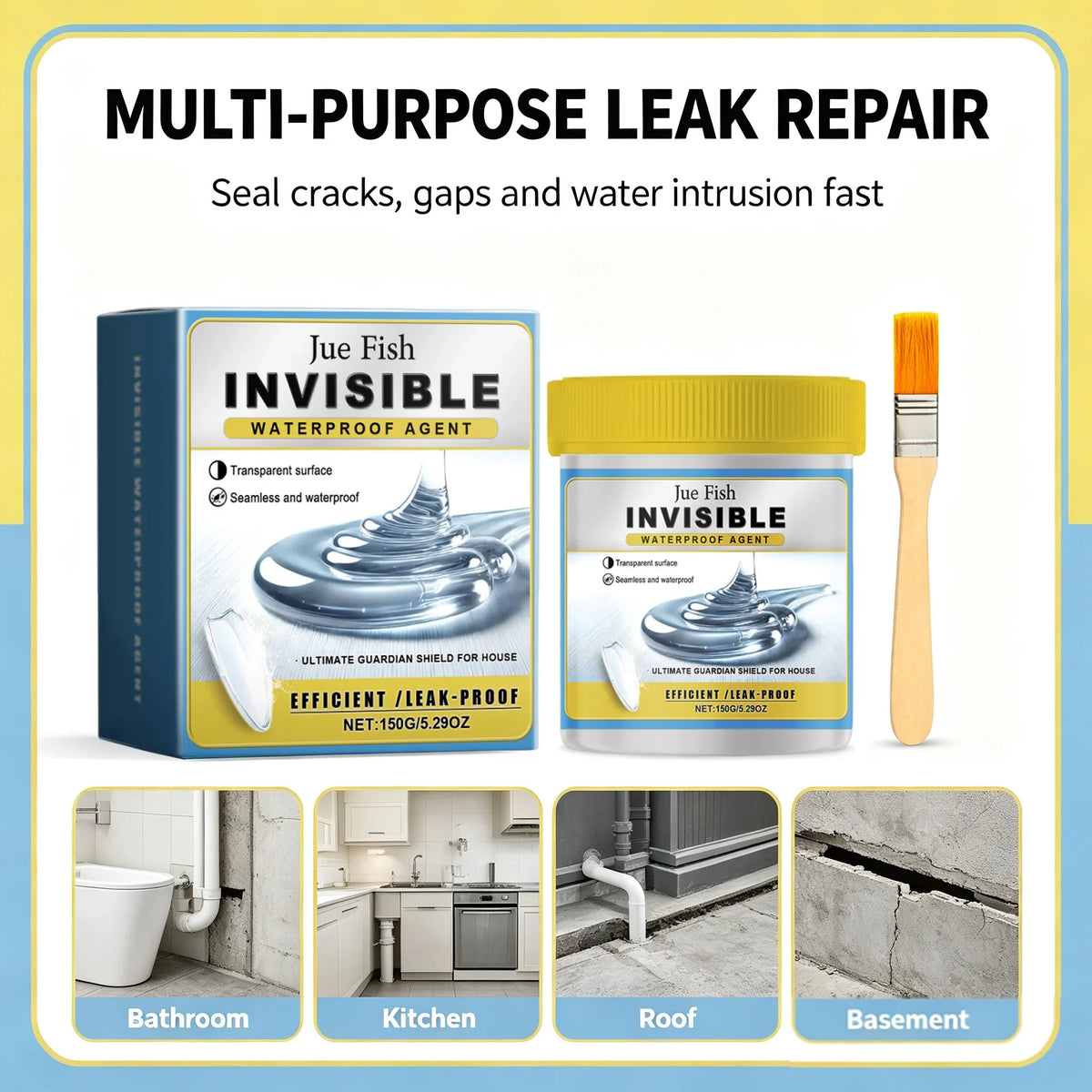 Transparent Waterproof Sealant – Roof, Tile & Concrete Sealer