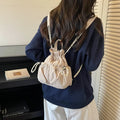 Mini Drawstring Backpack Women – Korean Style Lightweight Bag