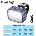 LED Bike Light Set | Type-C Rechargeable Front & Rear Lights