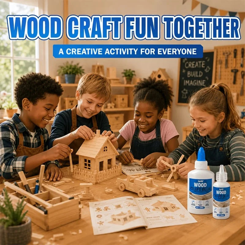 White Wood Craft Glue – Woodworking & Model Building Adhesive