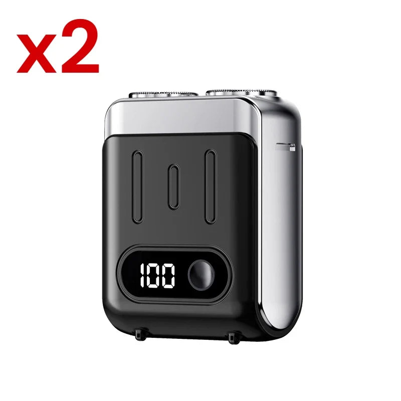 S7 Mini Portable Electric Shaver for Men – LED Display
