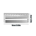 Stainless Steel Crack Gauge Ruler | Portable Gap Width Tool