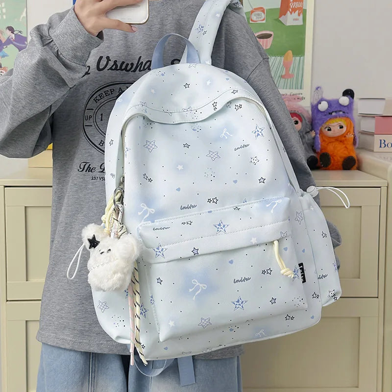 Japanese Style Student Backpack – Lightweight 20–35L Nylon Bag