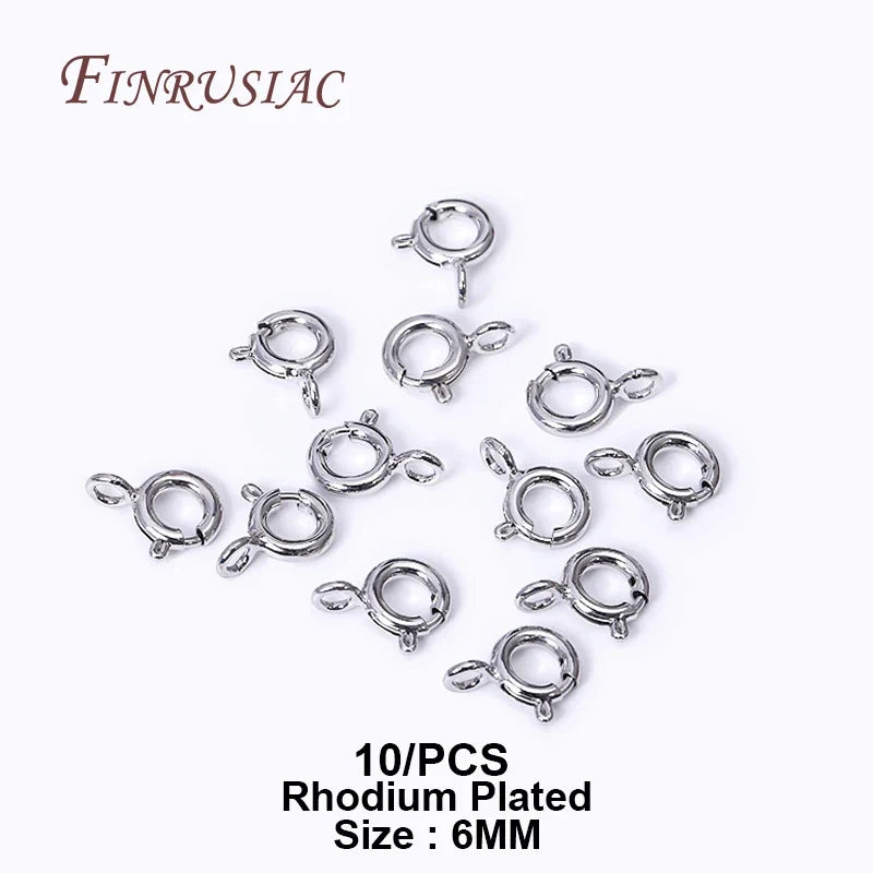 14K/18K Gold Plated Crimp Beads & Clasp Connectors | DIY Jewelry