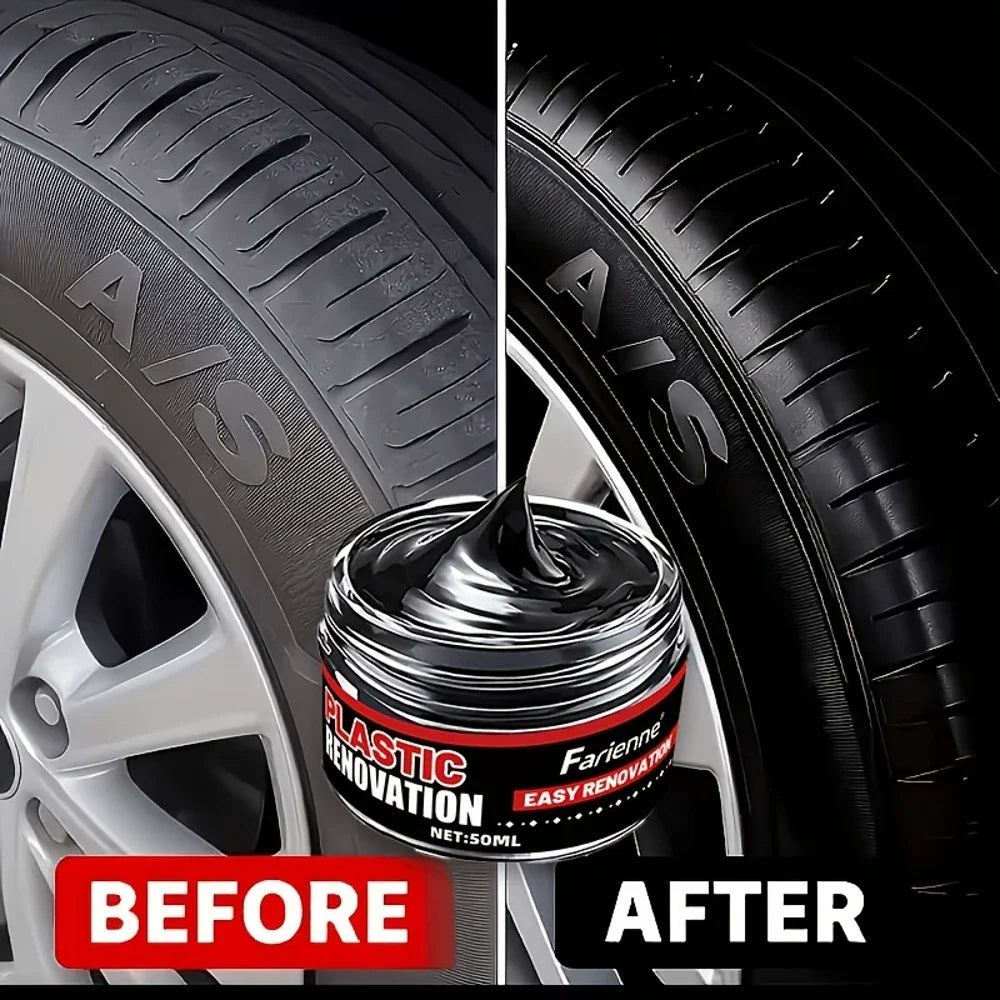 Car Black Plastic Restoration Kit – Trim, Dash & Bumper