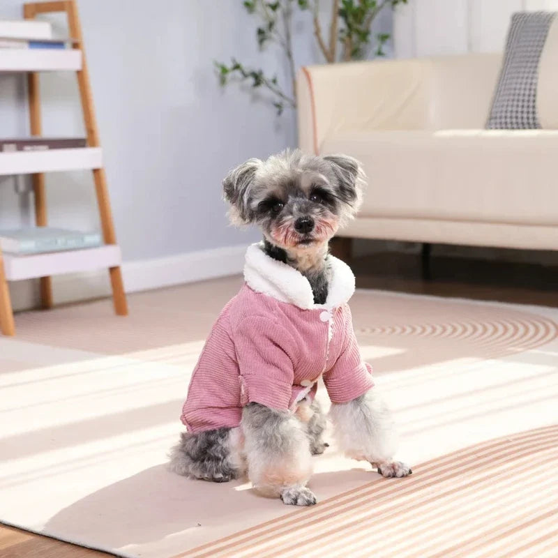 Fleece Warm Dog Jacket Coat for Small & Medium Dogs & Cats