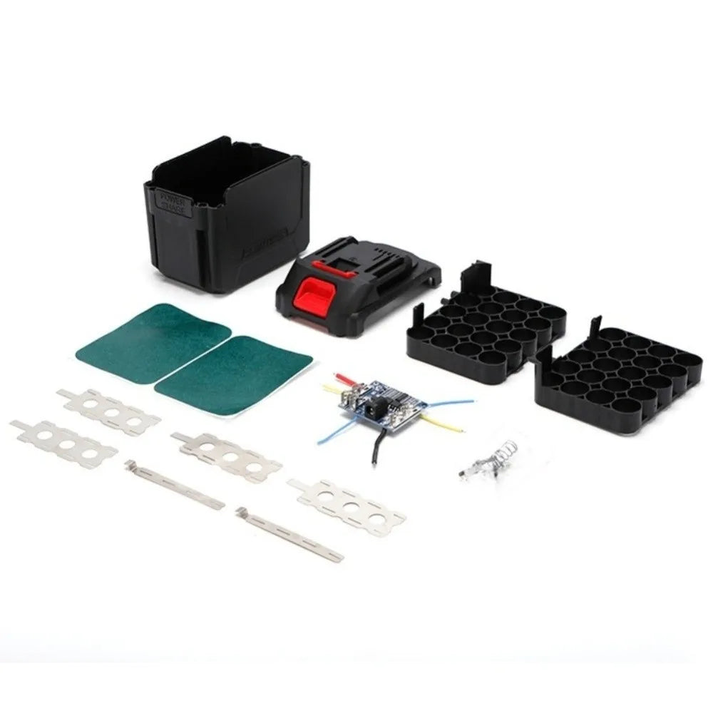 20-Cell 18650 Battery Case Kit – Makita Style ABS DIY Set