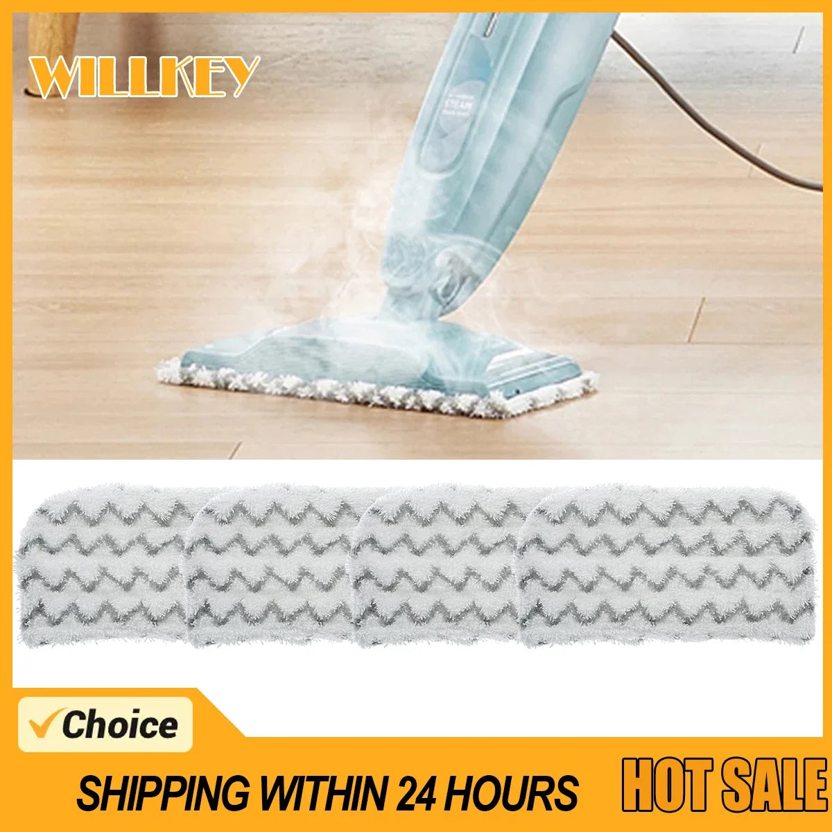 Microfiber Steam Mop Pads for Shark S1000 – Washable, Reusable