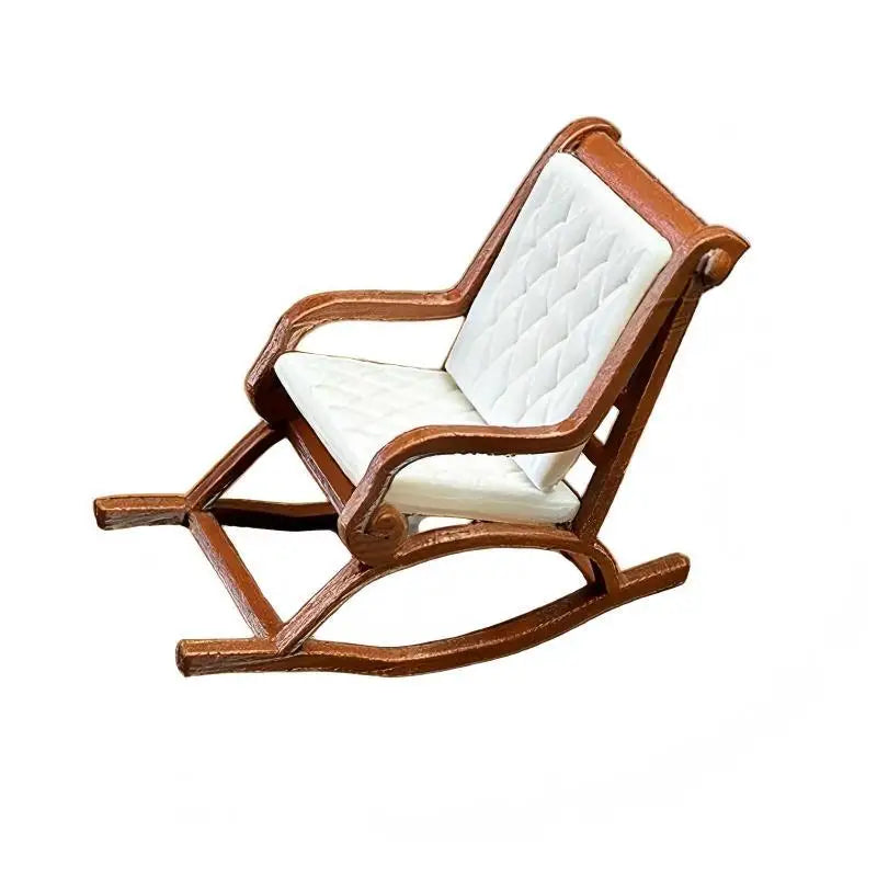 1:12 Miniature Rocking Chair Dollhouse Furniture & Photo Prop