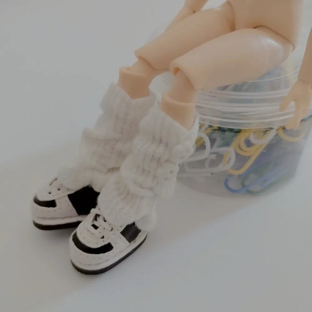 OB11 BJD Doll Socks – Lolita Knit Stacking Socks 1/6 Scale