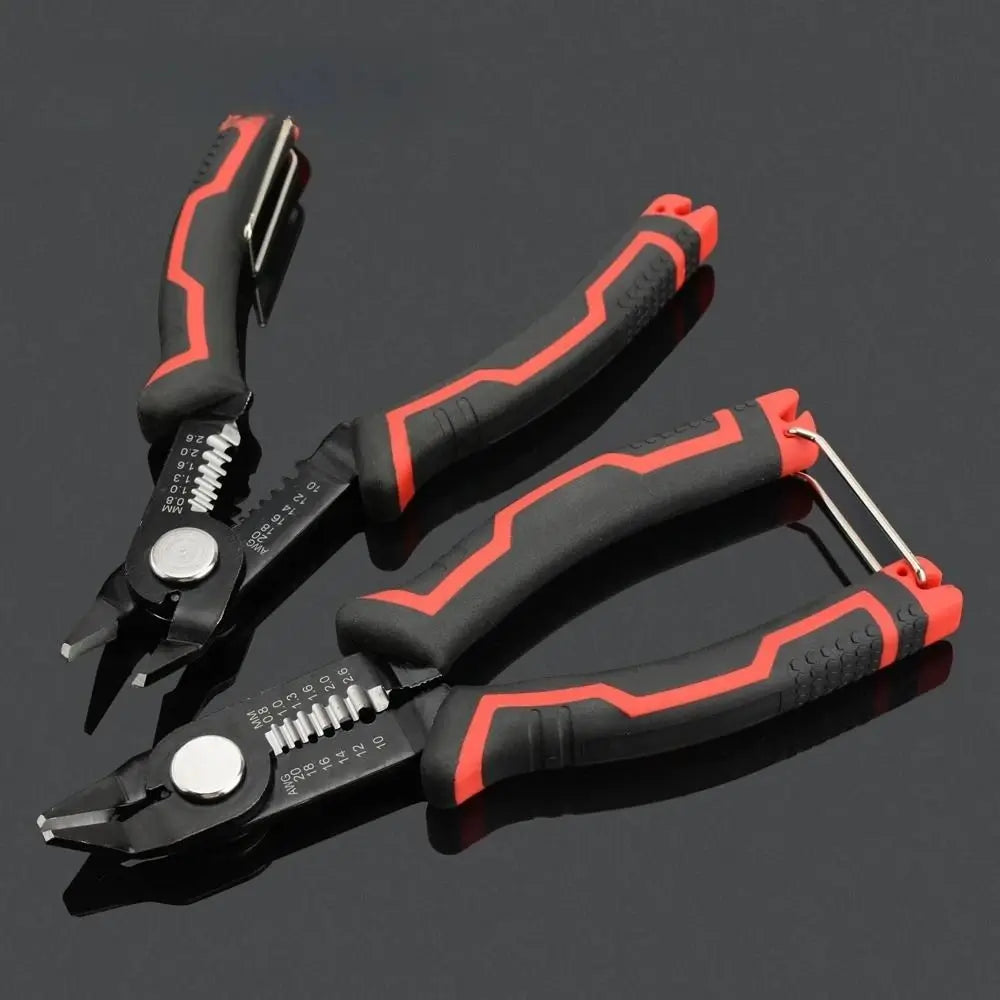 Wire Stripper & Crimping Pliers – Adjustable AWG 10-20