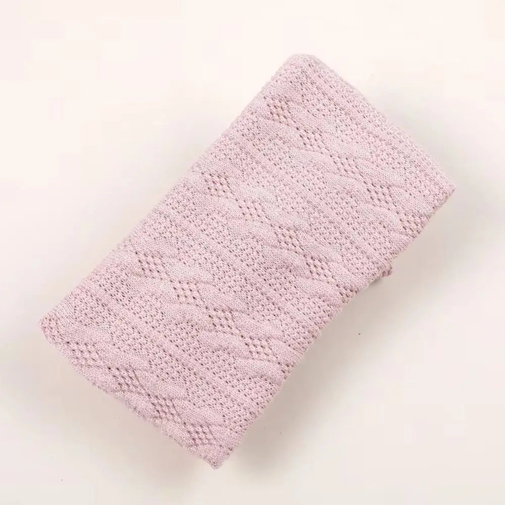 Baby Wide Jacquard Knit Headband – Warm Elastic Winter Wrap
