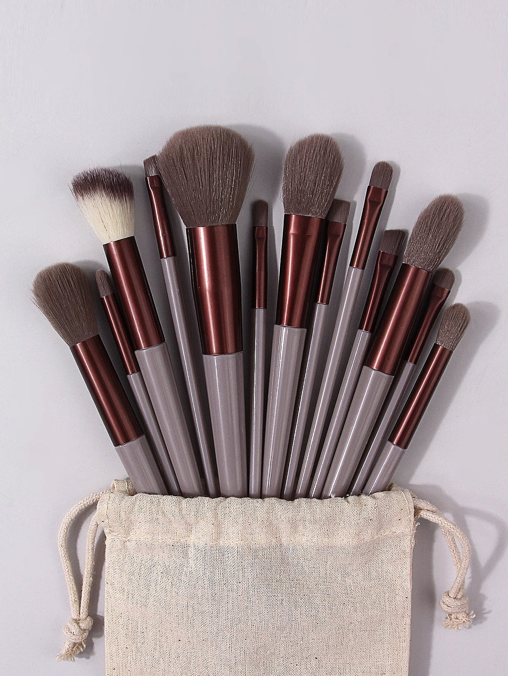 16-Piece Professional Makeup Brush Set with Bag | Nixie