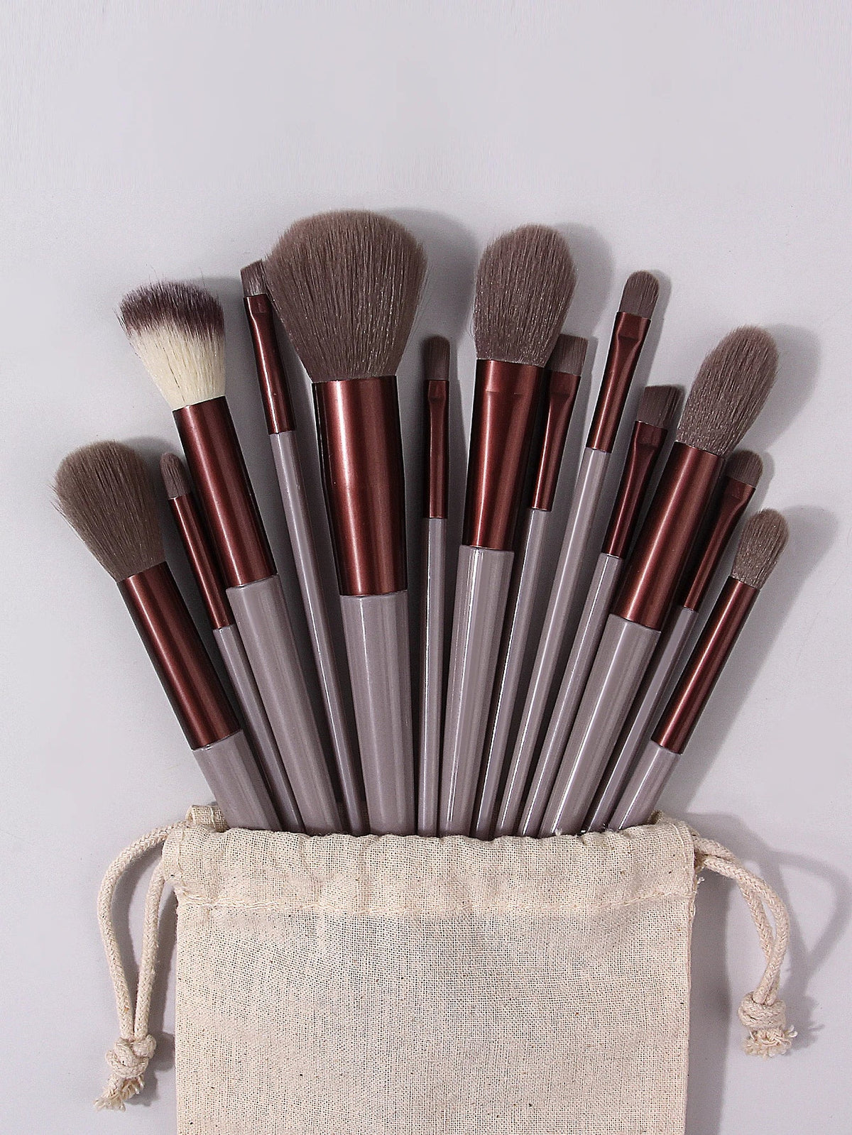 16-Piece Professional Makeup Brush Set with Bag | Nixie