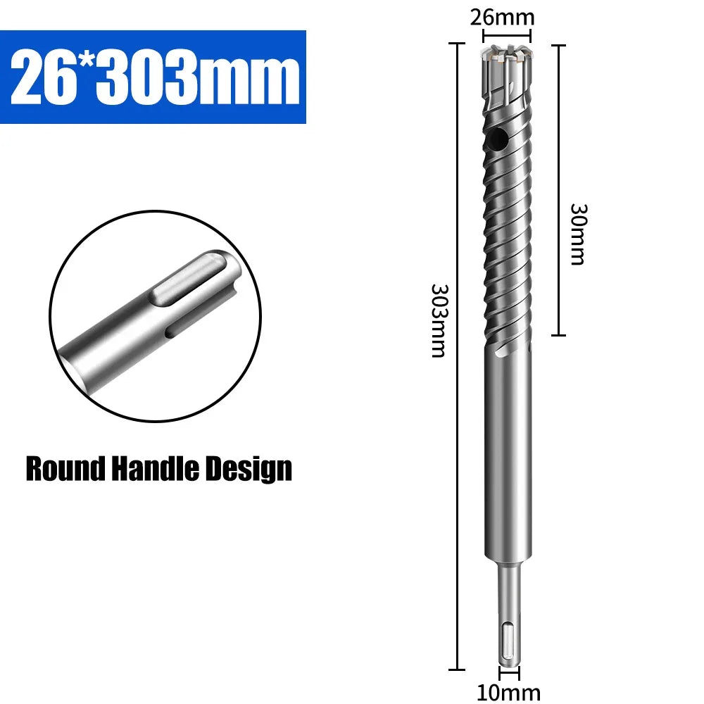 SDS-Plus Carbide Rebar Drill Bit – 8-Blade 303mm