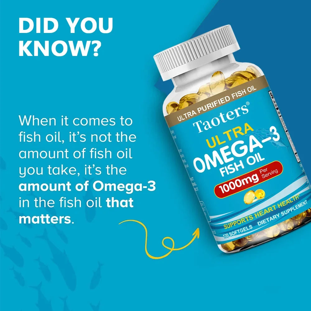 STRESSXCEL Triple Strength Omega-3 Fish Oil – EPA & DHA