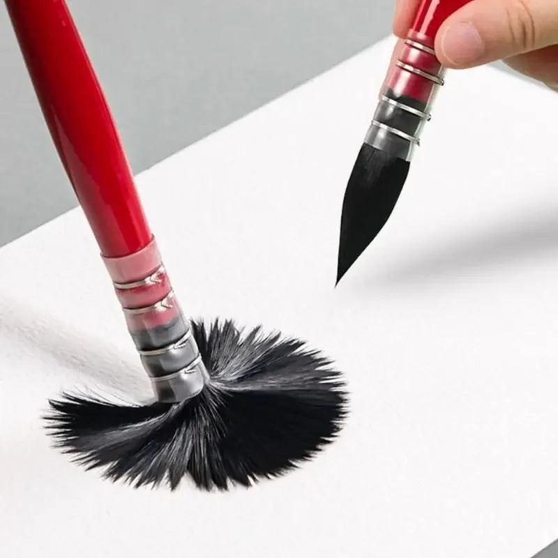 Fine Detail Paint Brush Set – Nylon Bristles, All Paint Media
