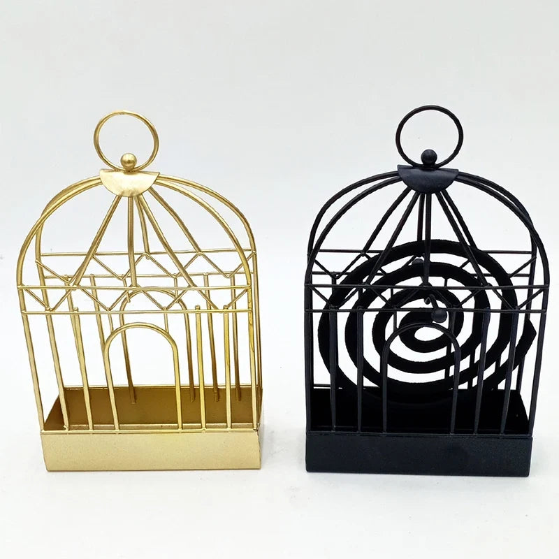 Nordic Iron Bird Mosquito Coil Holder & Incense Shelf Decor