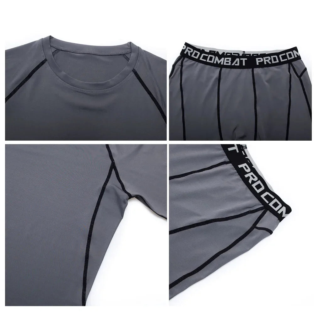 Men's Thermal Underwear Set – Compression Long Johns Base Layer